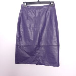 Vintage Comint leather skirt